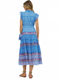 Oliphant - Cinched Flirty Midi Dress