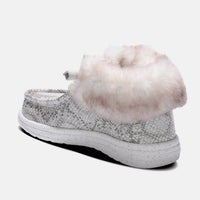 Lamo Women's Cassidy Winter Shoe in dove snake - women's sneaker - alternate view