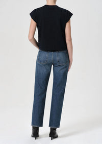 AGOLDE Valen Mid-rise Vintage Straigth Jean in essence - women's jeans - detail view