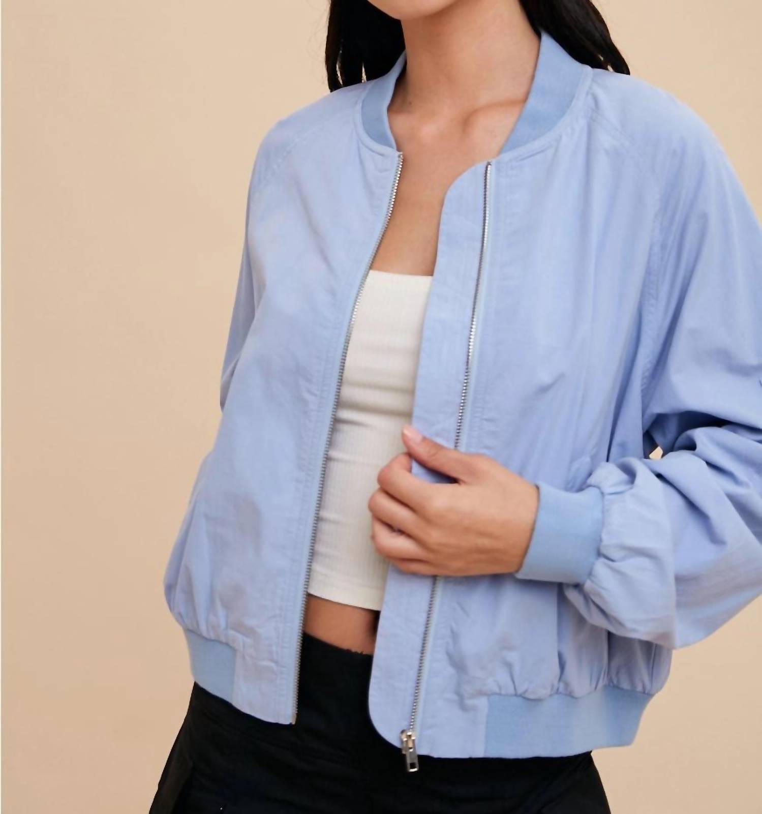 In-Loom - Garment Washed Bomber Jacket