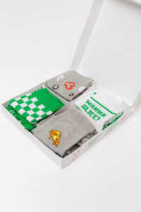 123 Amore - Women's Veggie Pizza 4-Set Sock