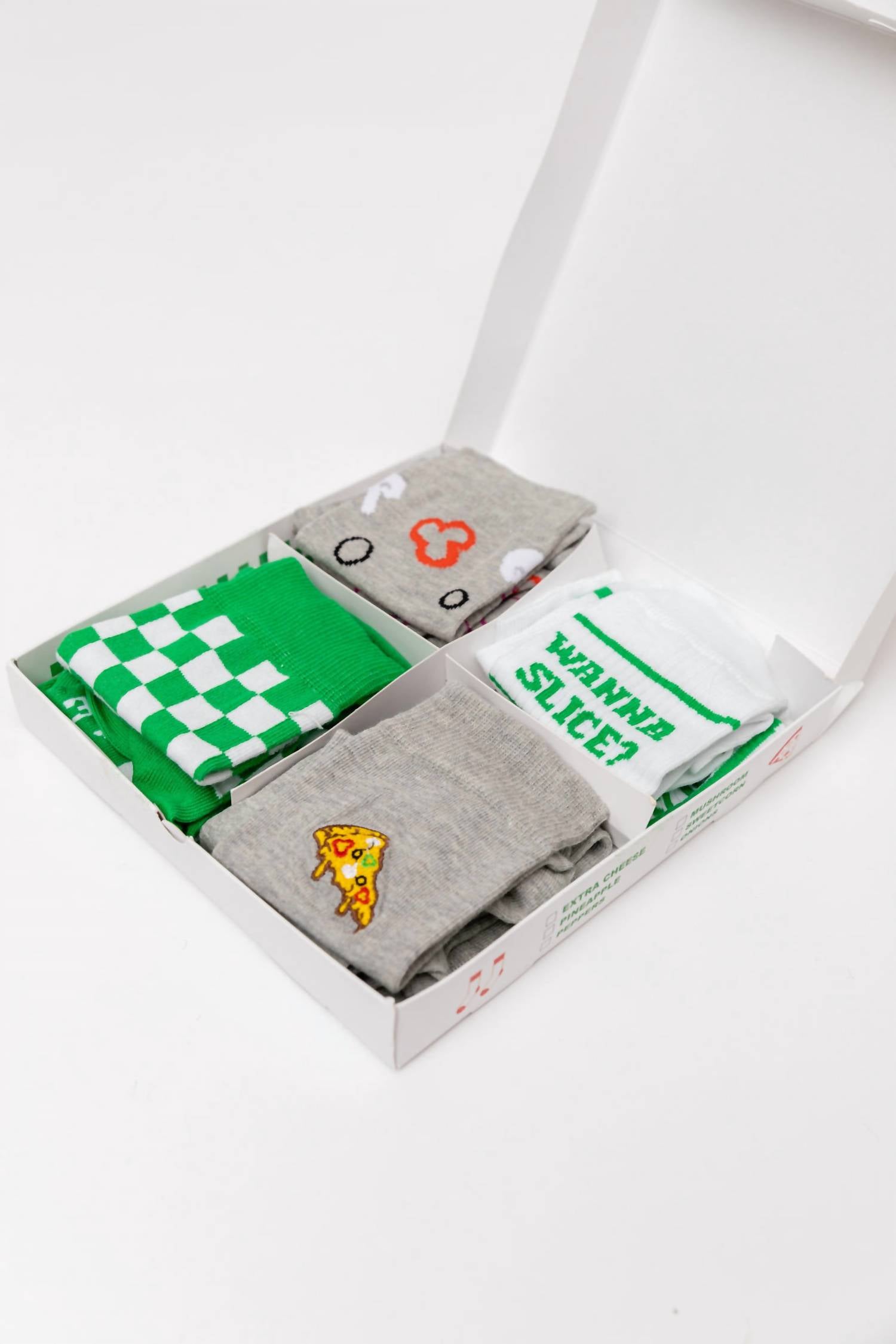123 Amore - Women's Veggie Pizza 4-Set Sock