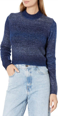 NIA Aspen Crewneck Sweater in blue - women's cardigan