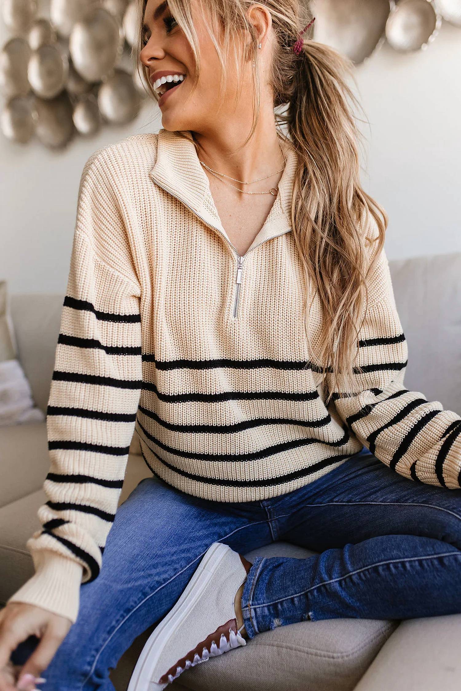 Ampersand Ave - Halfzip Sweater
