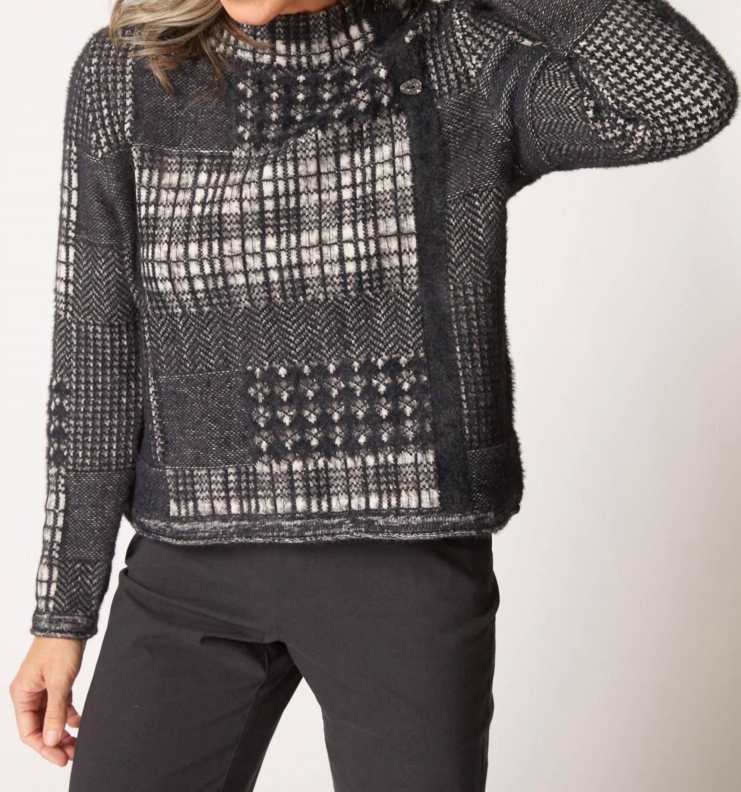 Habitat - Plaid Patchwork Pullover