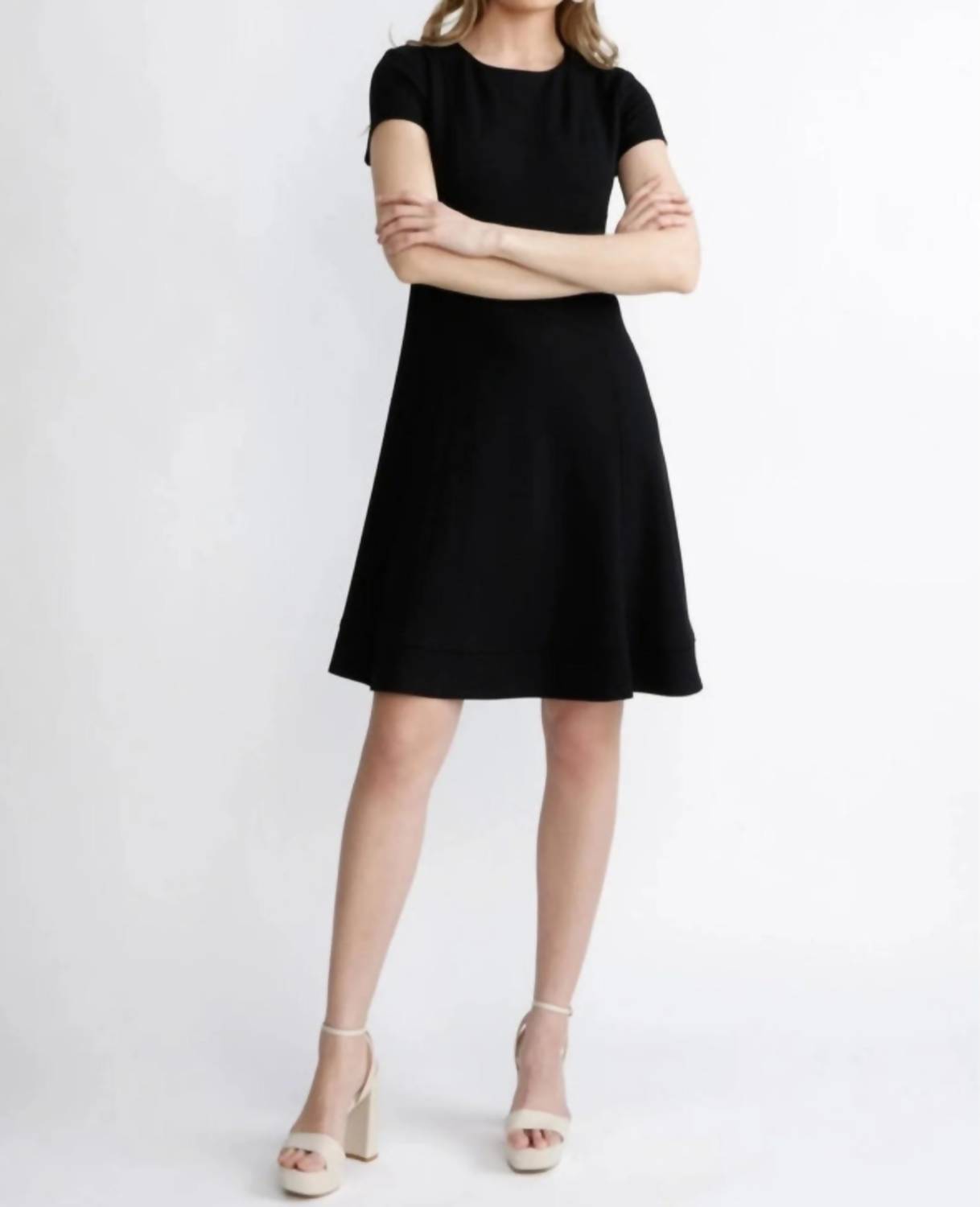Joseph Ribkoff - Short Sleeve Fit & Flare Dress