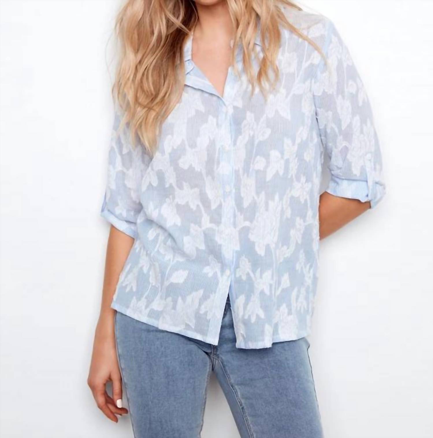 Charlie B - Embroidered Cotton Shirt
