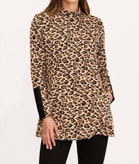 Tyler Boe - Brushed Leopard Chrissy Tunic