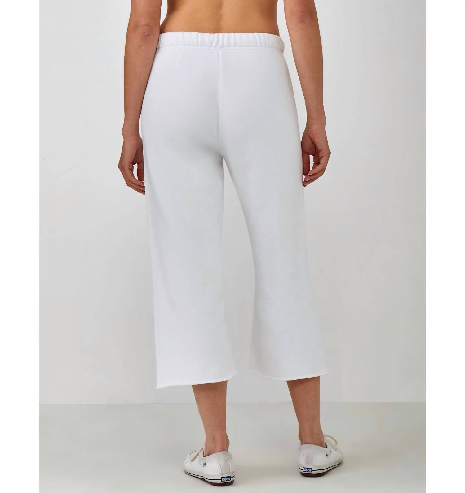 Charlie Paige - Cotton French Fleece Capri Pants