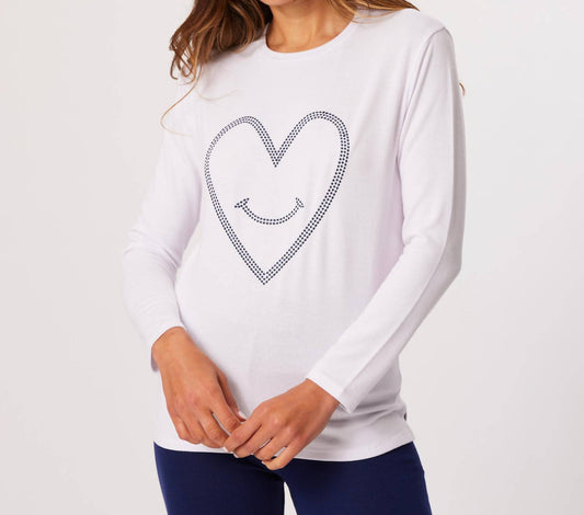 French Kyss - Heart Scoop Neck Top