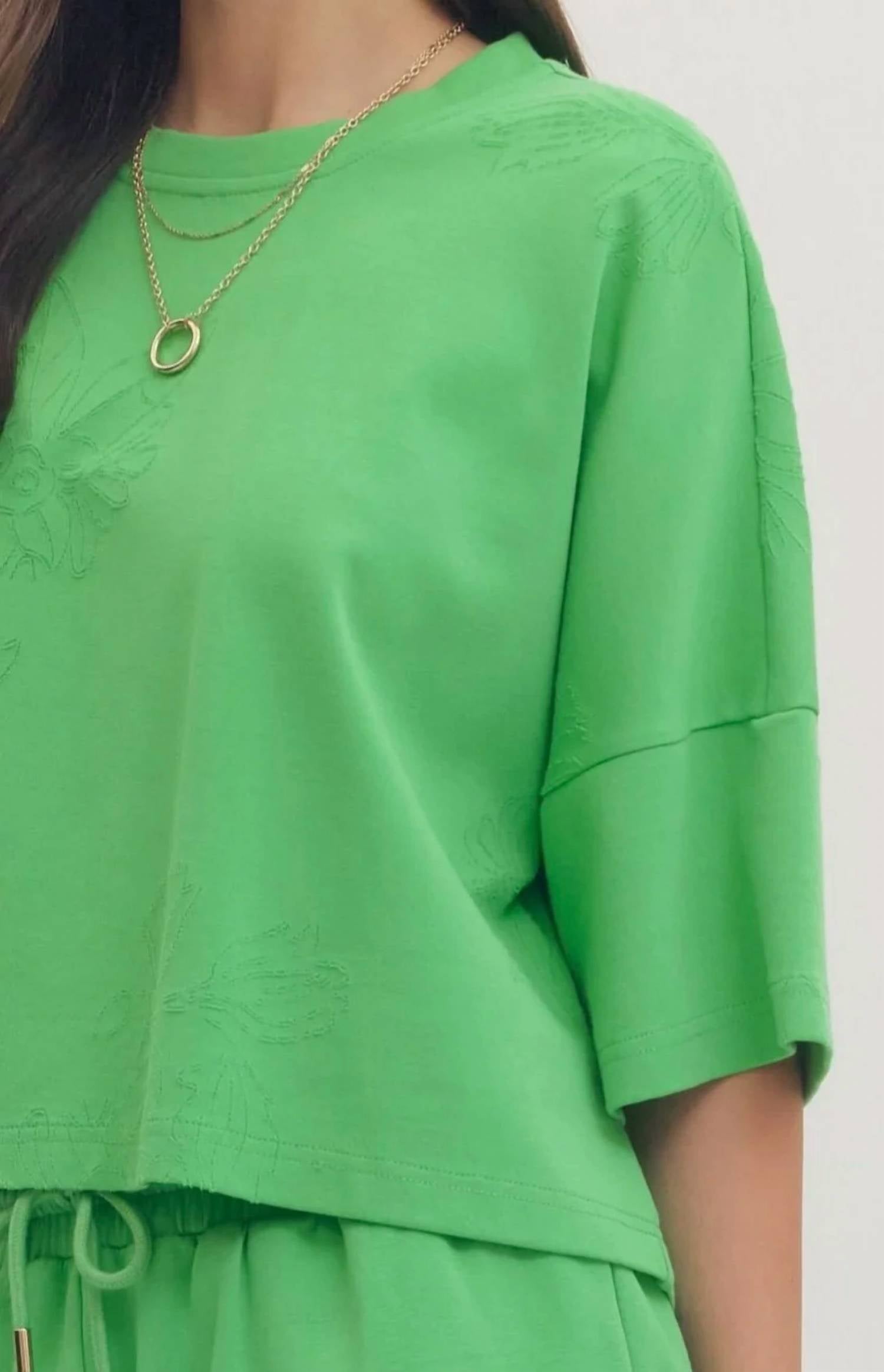 Entro - Embroidered Bloom Blouse