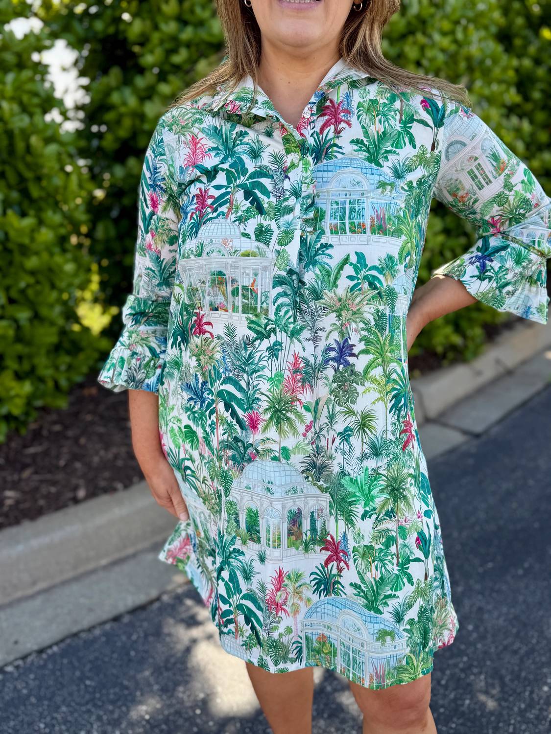 Vilagallo - Gara Shirt Mini Dress