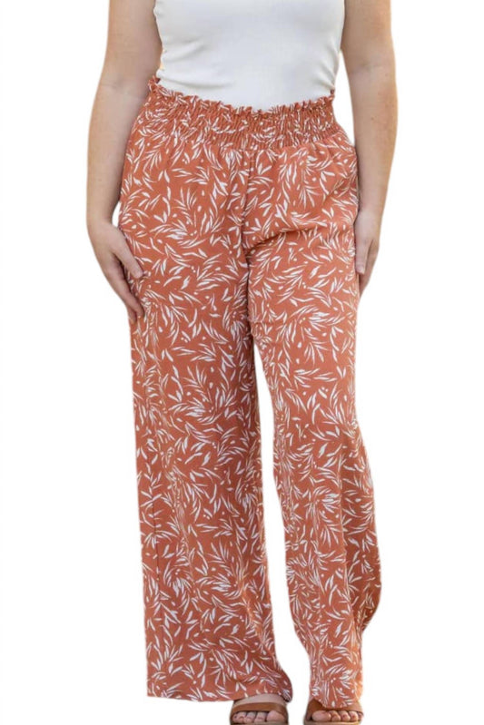 Michelle Mae - Printed Palazzo Pants