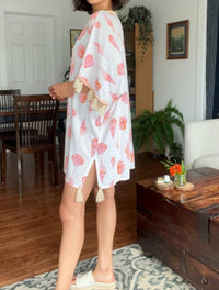 Mint - Women's Seashells Short Kaftan