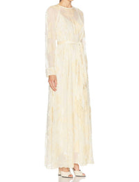 Zimmermann - Burnout Sheath Midi Dress