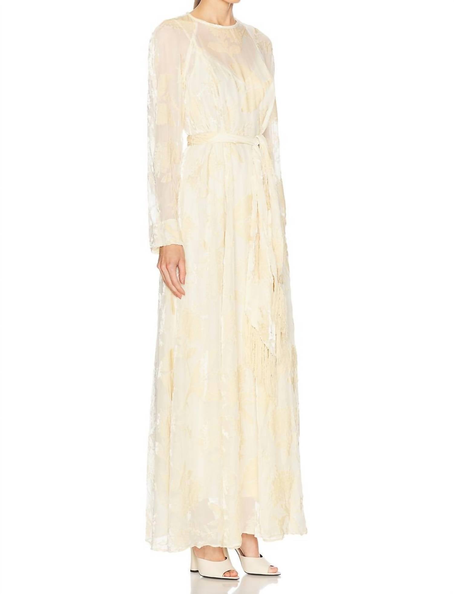 Zimmermann - Burnout Sheath Midi Dress