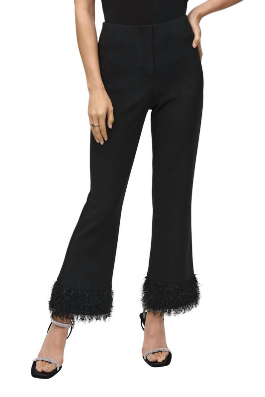 Joseph Ribkoff - SILKY KNIT & NOVELTY FLARED PANT