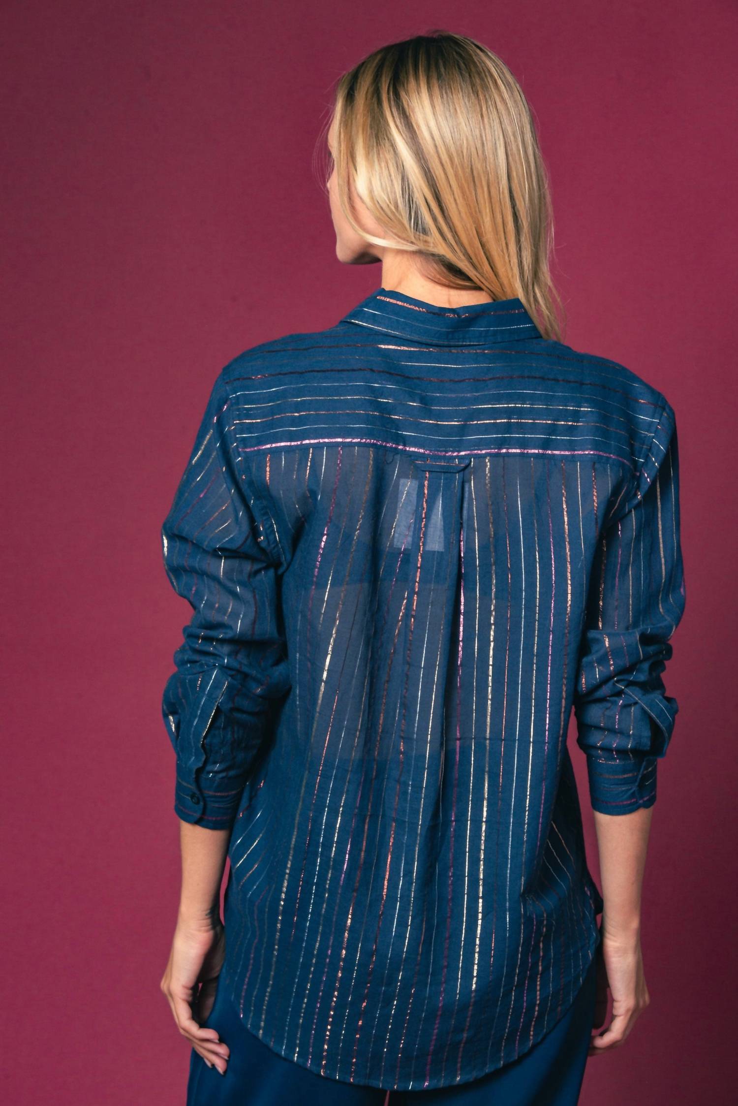 The Shirt - The Boyfriend Lurex Shirt