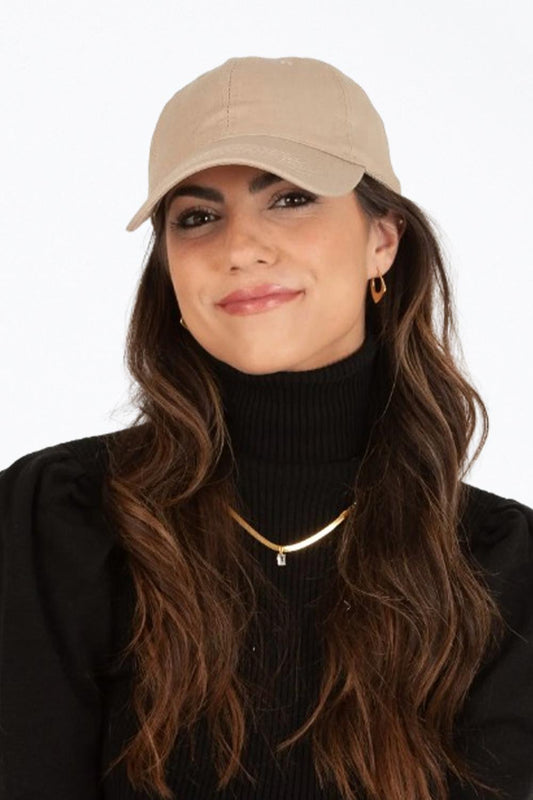 COTTON-TWILL BASEBALL CAP