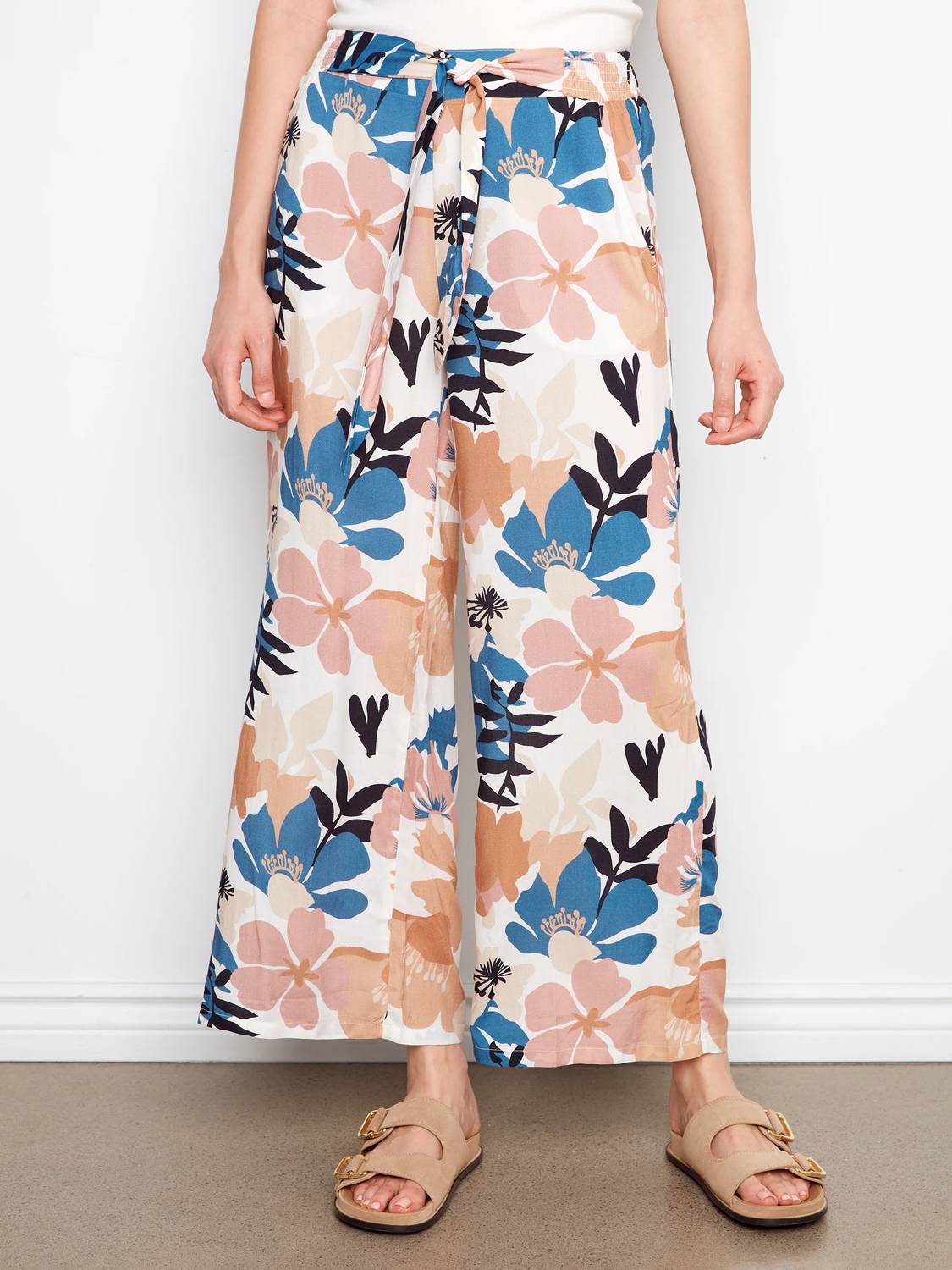 Charlie B - Printed Wide Leg Pants