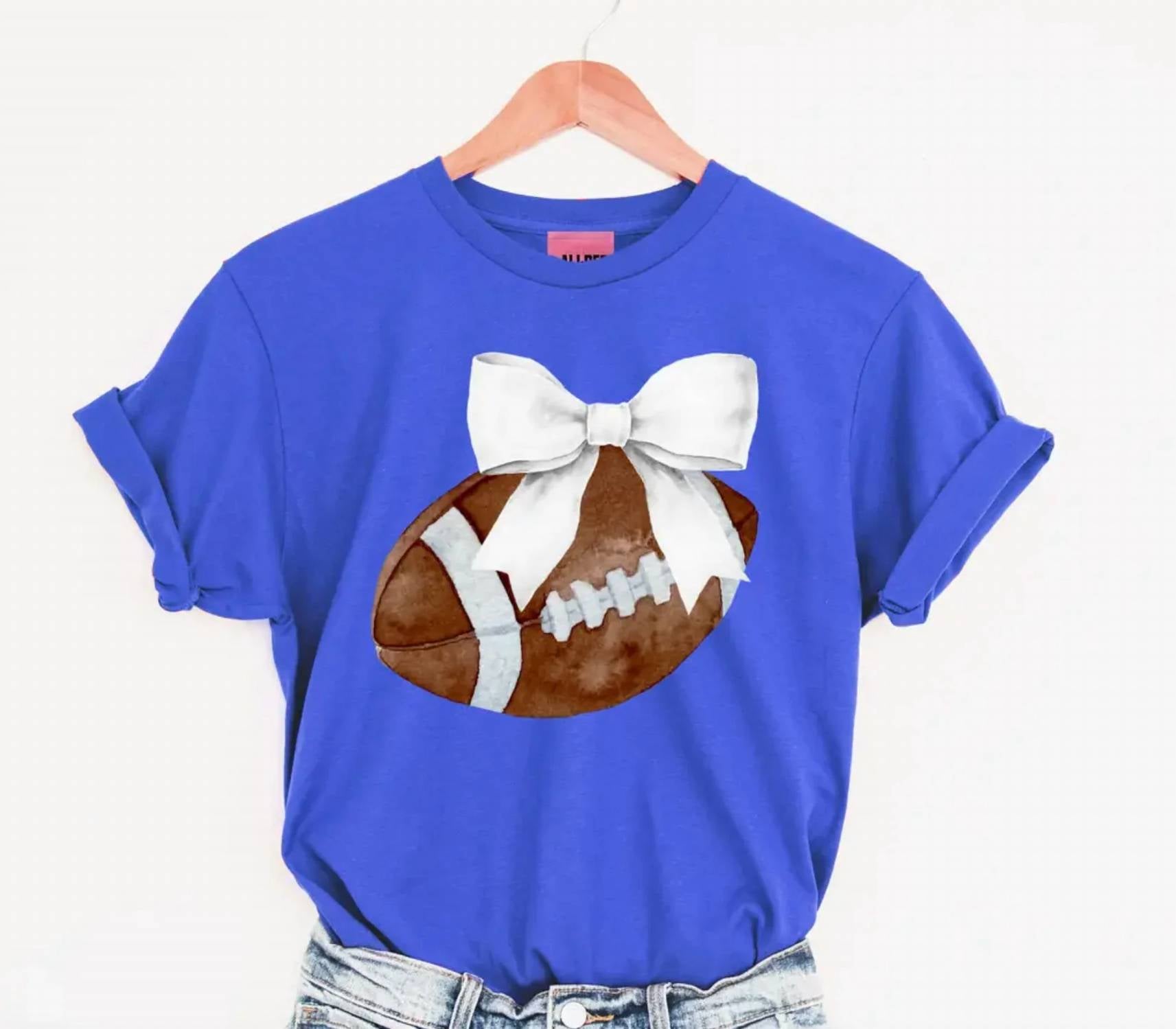 Ali Dee Wholesale - Women's Gameday Bow Football Shirt
