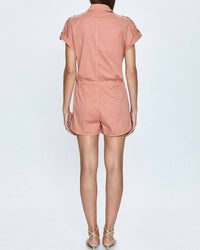 Pistola - Meg Short Sleeve Zip Front Romper