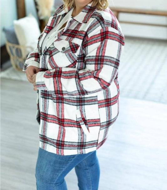 Michelle Mae - Norah Plaid Shacket