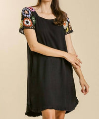 Umgee - Crochet Sleeve Dress