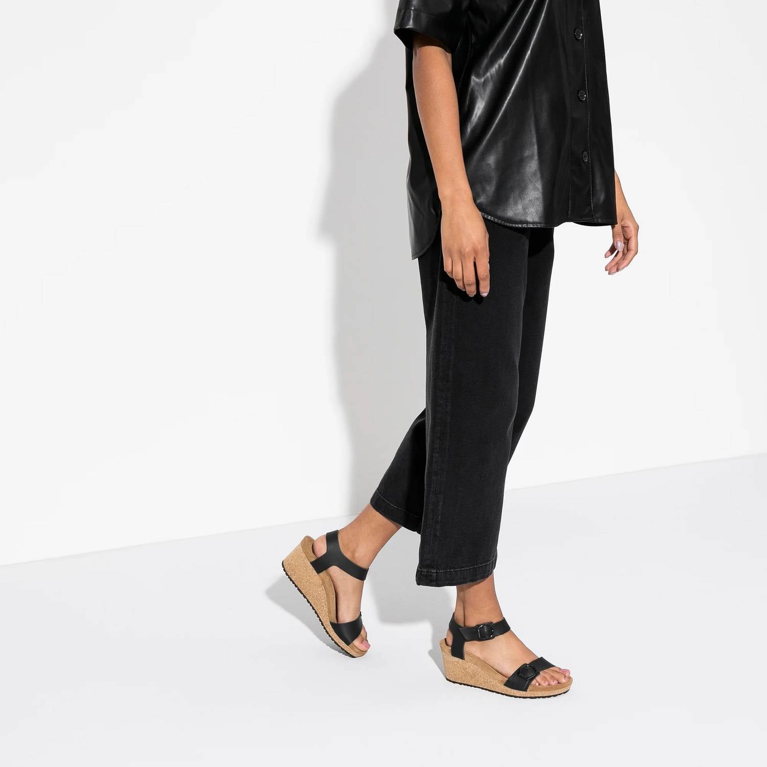 Birkenstock - Women's Papillio Soley Ring Buckle Leather Sandals