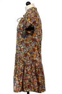 LOVE THE LABEL Cottage Garden Mini Dress in liberty - women's dress - detail view