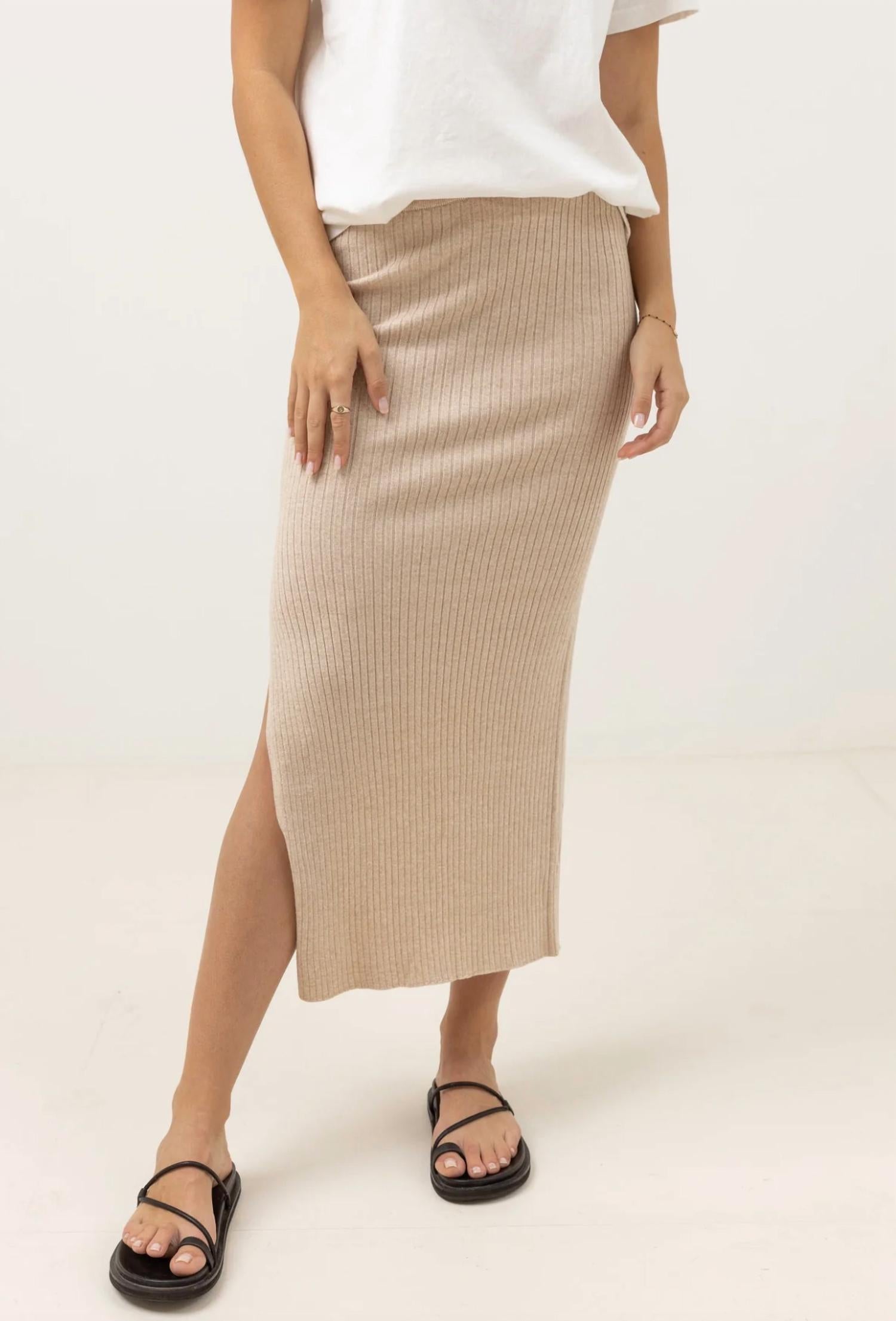 Rhythm. - Hayman Knit Midi Skirt