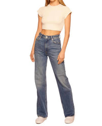 Susana Monaco - RIB SHORT SLEEVE TOP