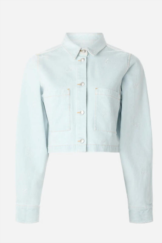 Le Jean - Bow Embroidered Overshirt