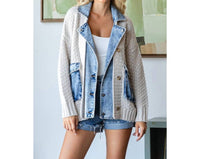Veveret - Knit Body Layerd Jacket
