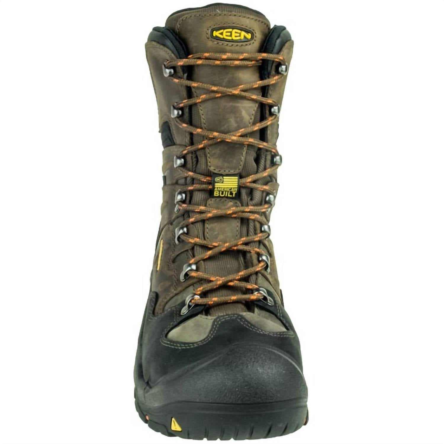 Keen Men's Coburg Waterproof Steel Toe Hiking Work Boots in brown - men's boots - view 5