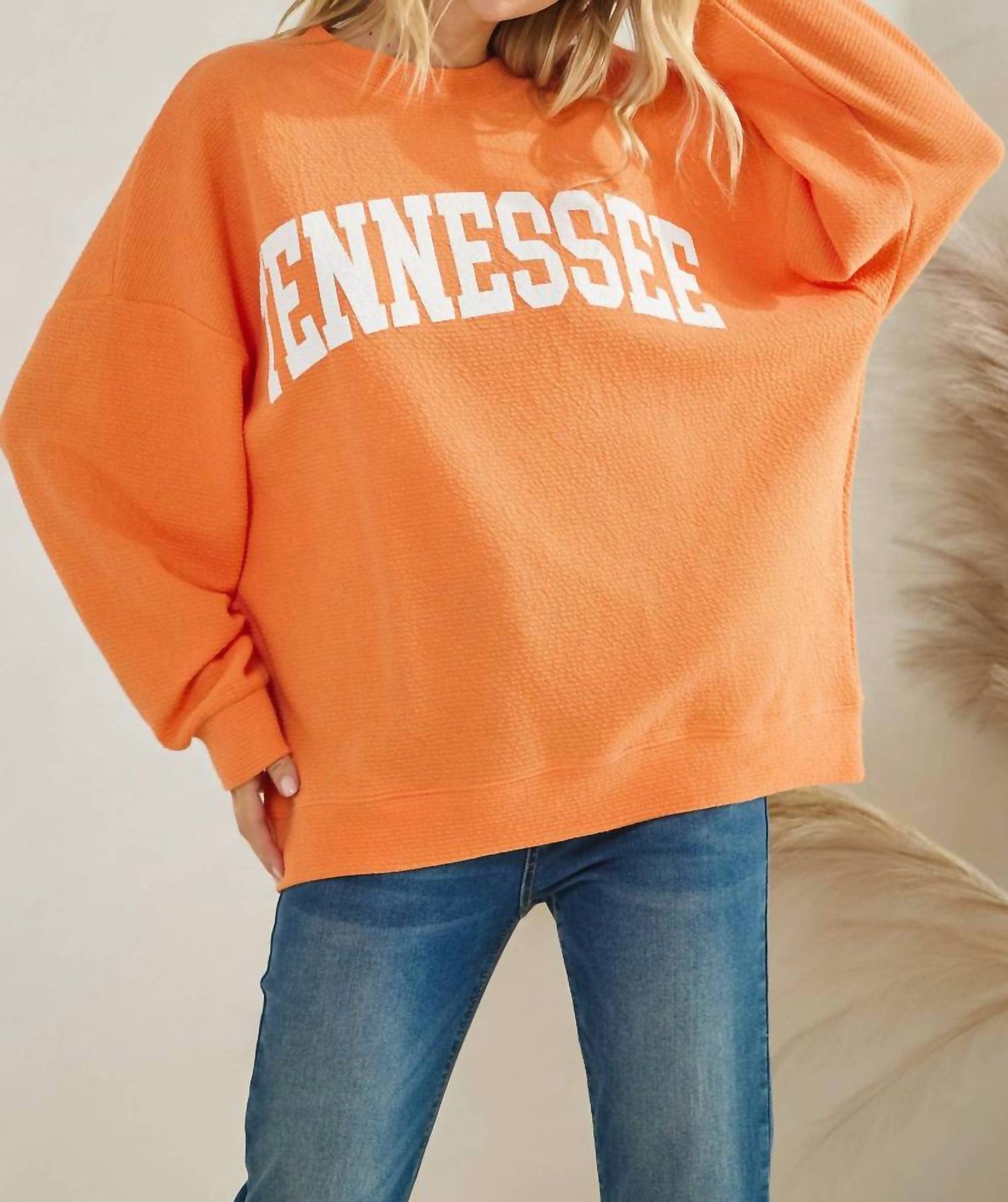 Tea N Rose - Tennessee Embroidery Sweater
