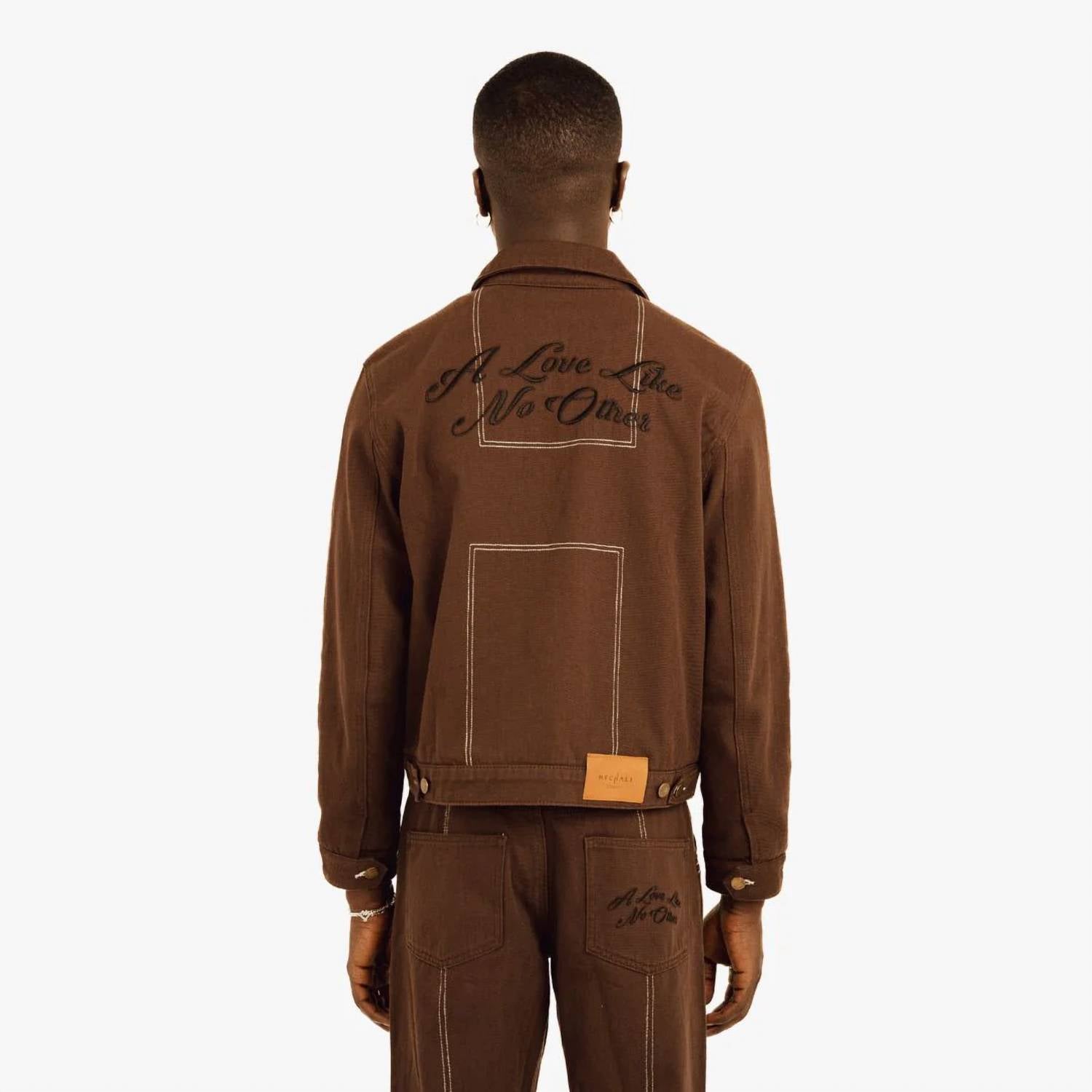 Mechali - Contrast Stitch Worker Jacket