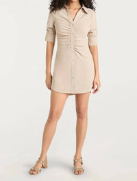 cinq a sept Mini Ella Dress in khaki - women's dress