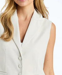DREW Juni Vest in stone - women's jacket - alternate view