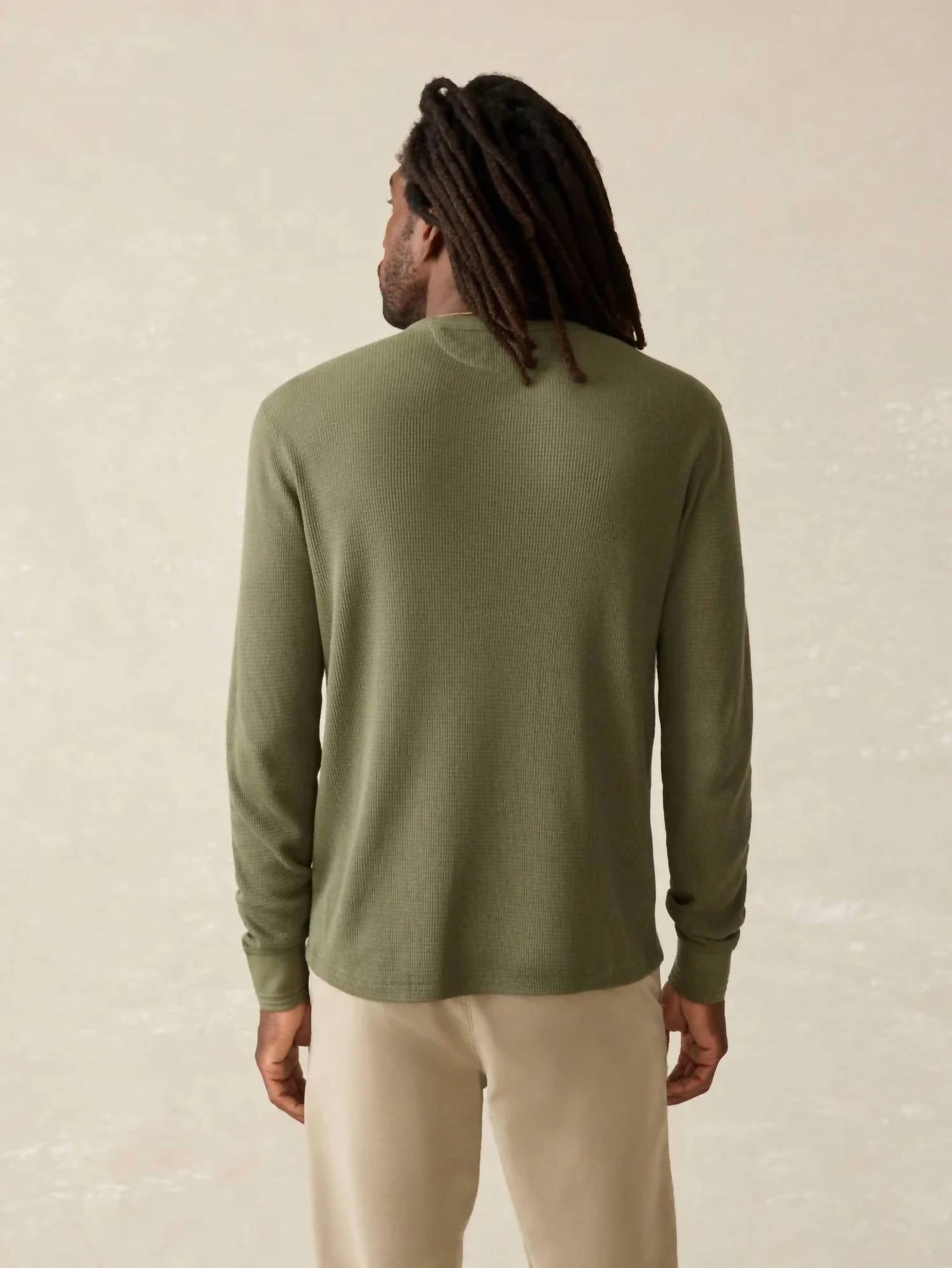 Faherty - Men's Cloud Waffle Crew Top