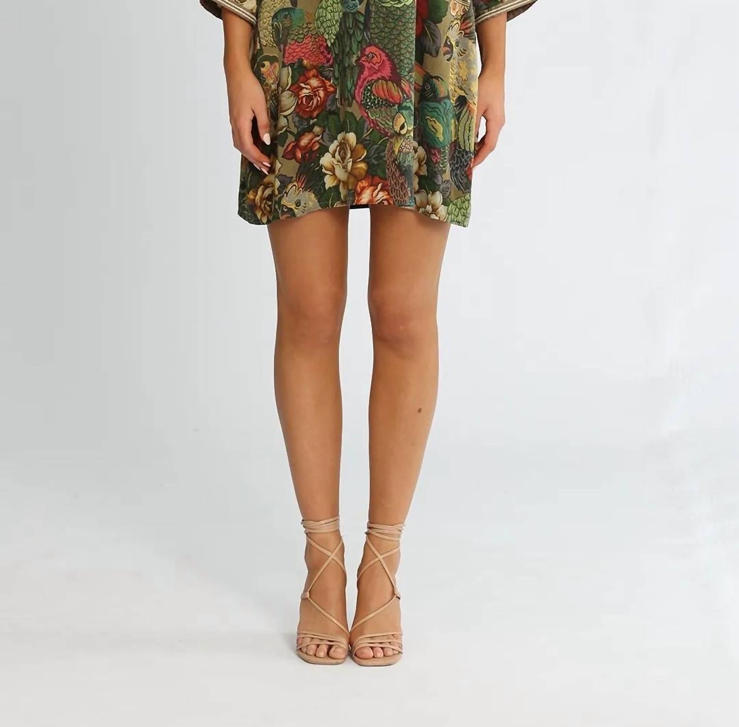 Johnny Was Parrot Gweneth Tunic Dress in multi - women's dress