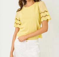 Lilly Pulitzer - Sebene Eyelet Knit Top