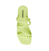 STEVE MADDEN Women's Skyler Strappy Slide Sandal in lime - women's sandal - view 4