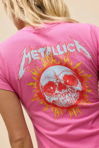 Daydreamer - Metallica Flaming Sun Short Sleeve Tee