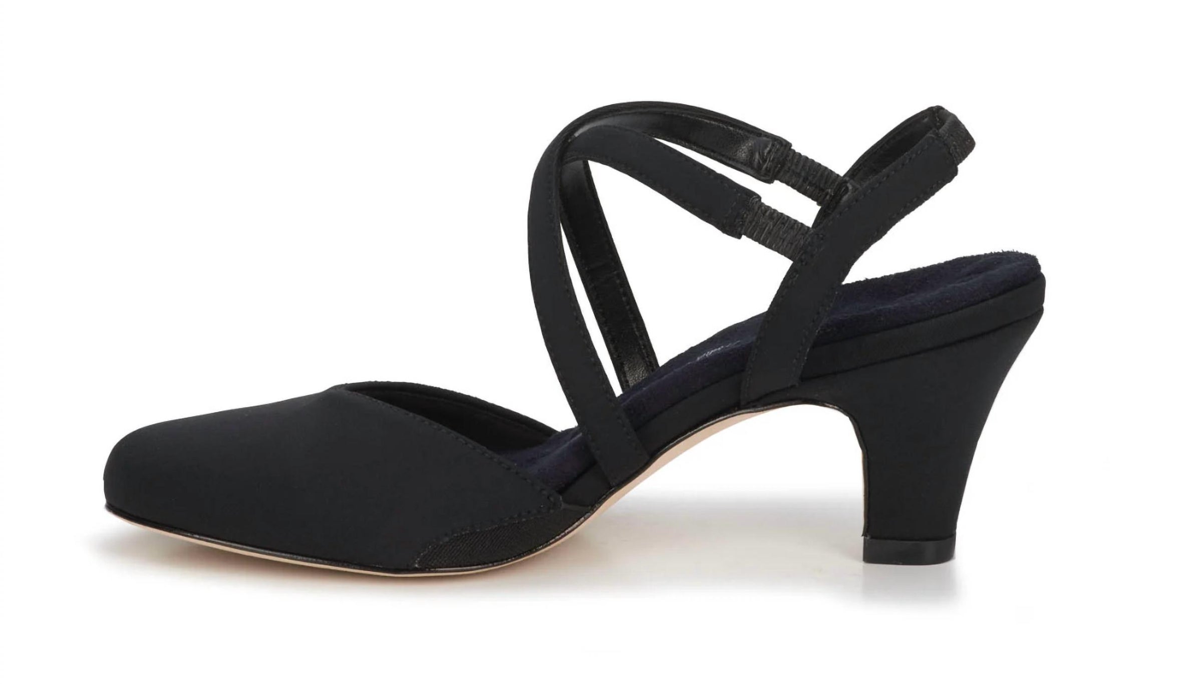 DREW Women's Caliente Comfort Pump Heels in black micro - women's heels - view 5