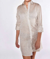 Emily Phillips - Dot Linen Mini Dress