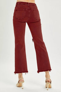Risen - High Rise Straight Jeans