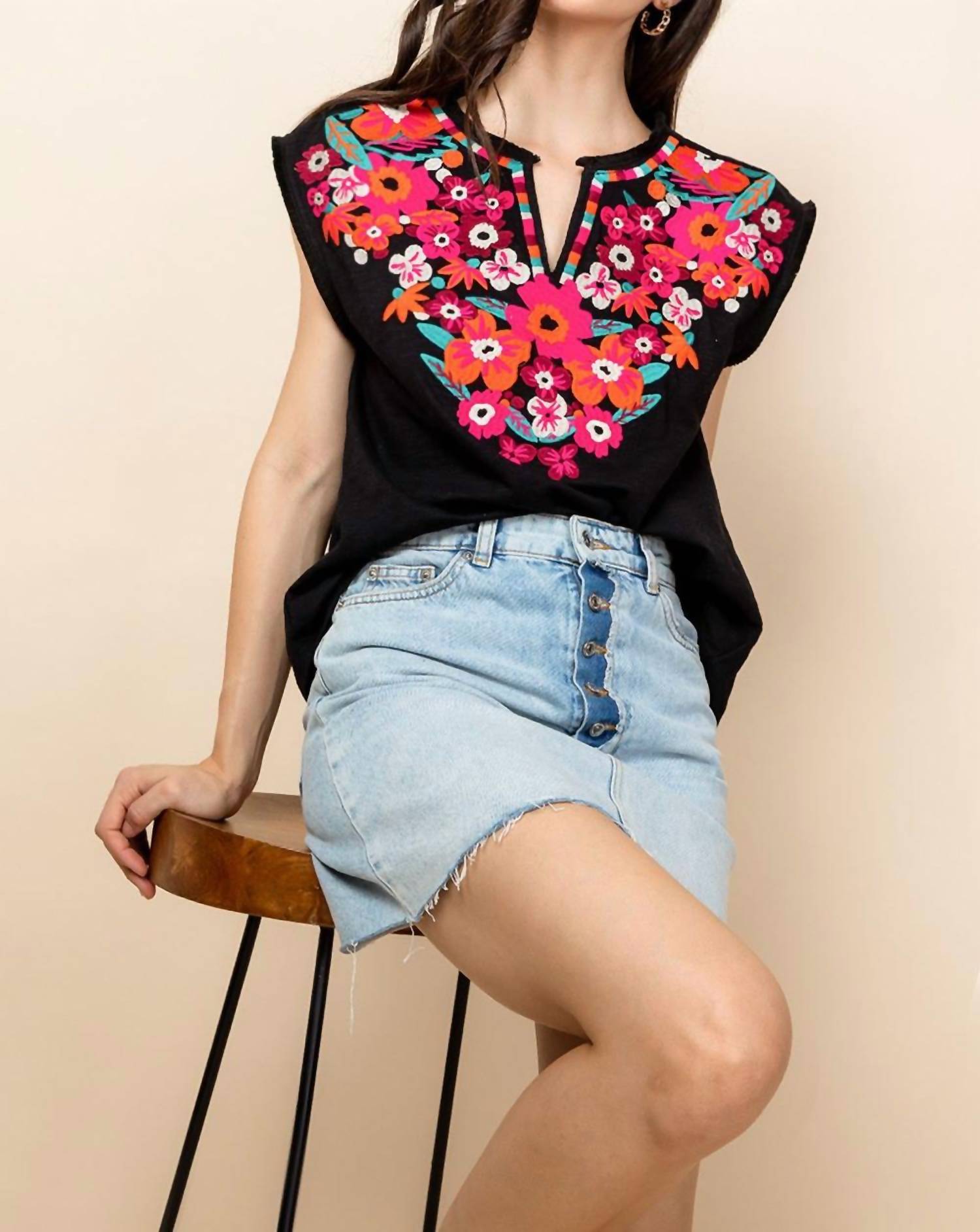 Thml - Fiesta Nights Floral Top