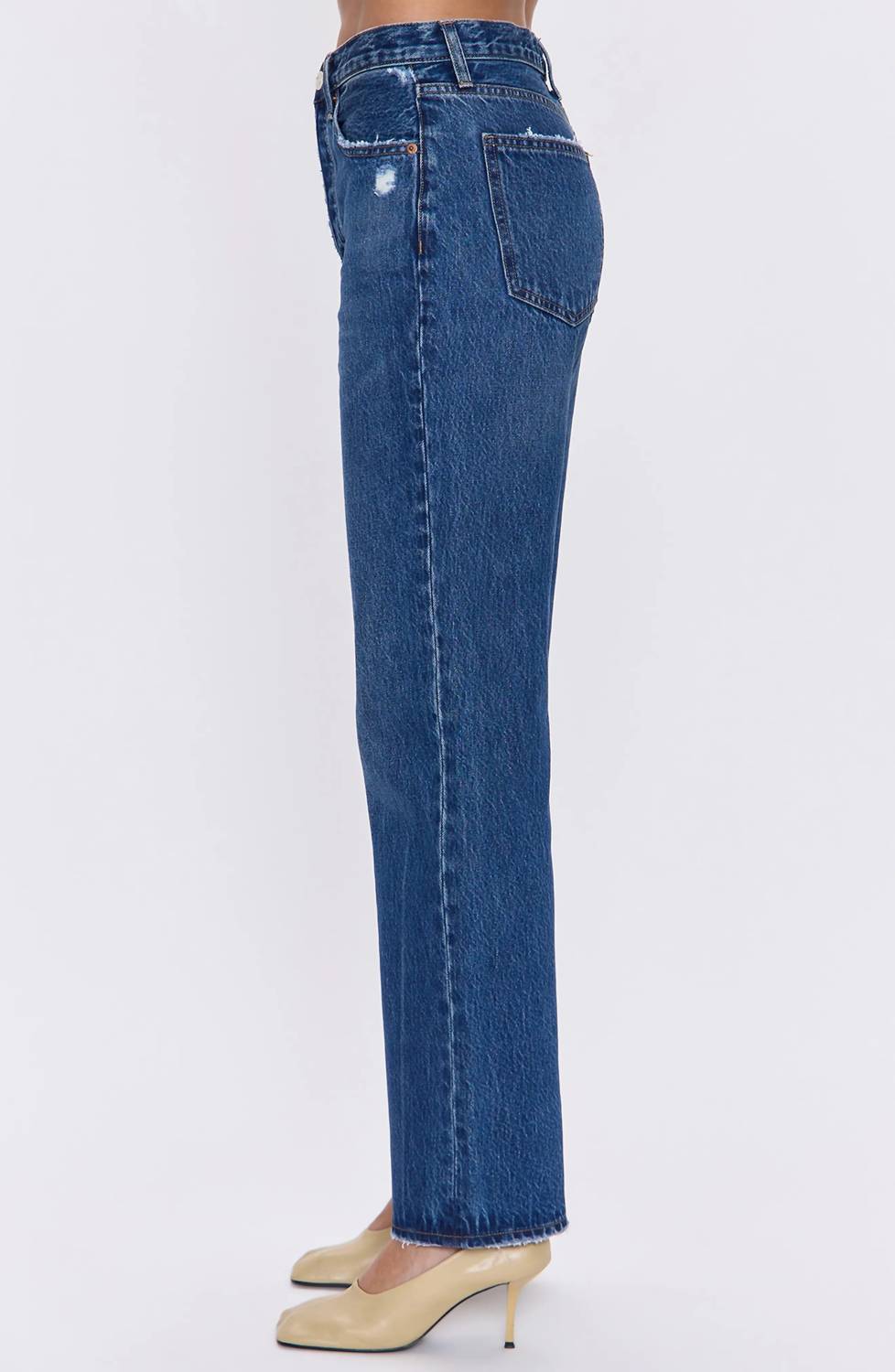 Pistola - Cassie Super High Rise Straight Leg Jeans