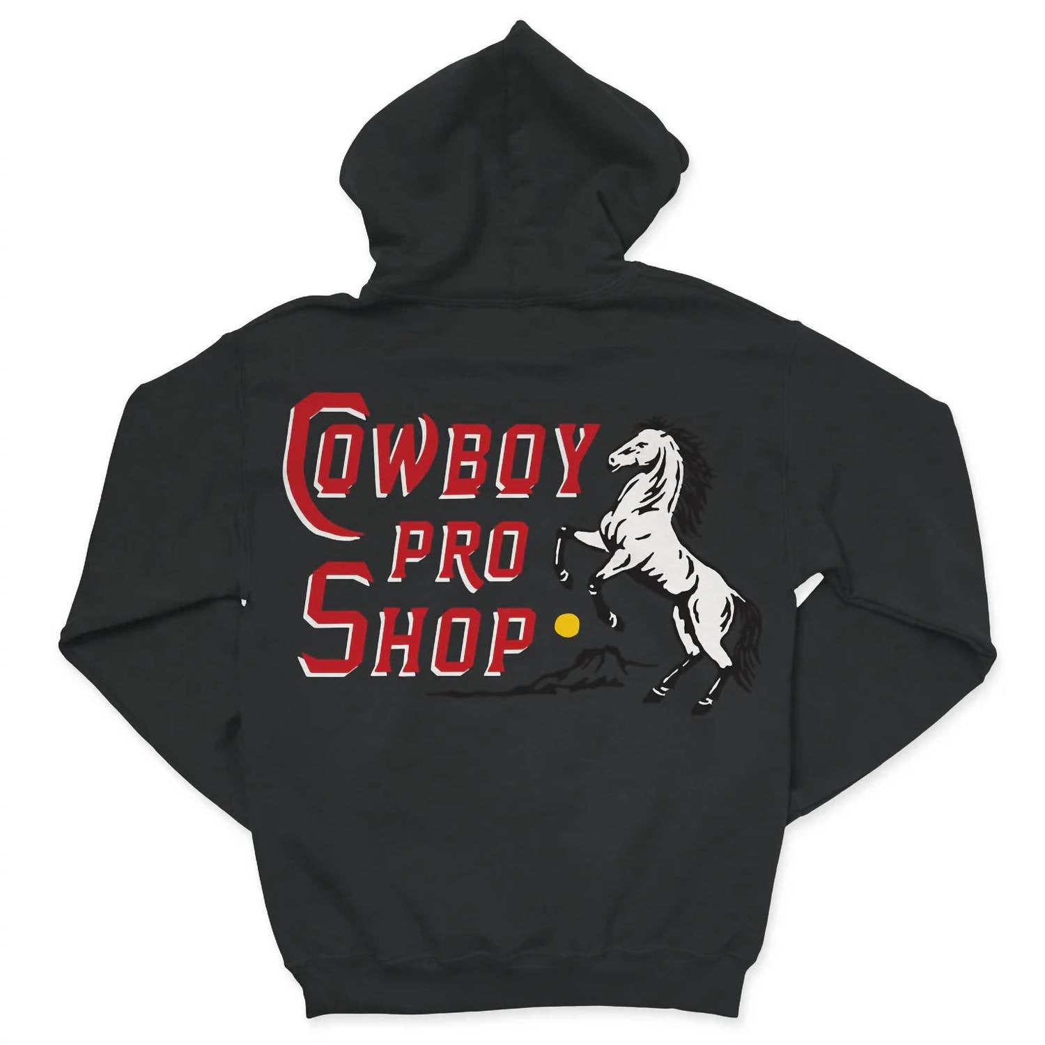 Sendero Provisions Co. Men's Cowboy Pro Shop Hoodie in vintage black - men's shirt - view 4